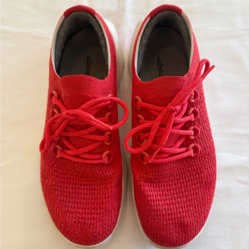 Allbirds Men’s Red Knit Sneakers